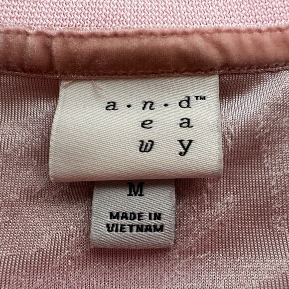 a new day: Peach Velvet Floral Tee - Picture 3 of 5